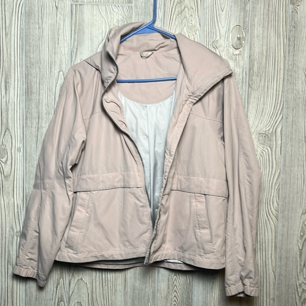 Women’s Lululemon Hood Lite Jacket Pink Clay No Zipper Size 6